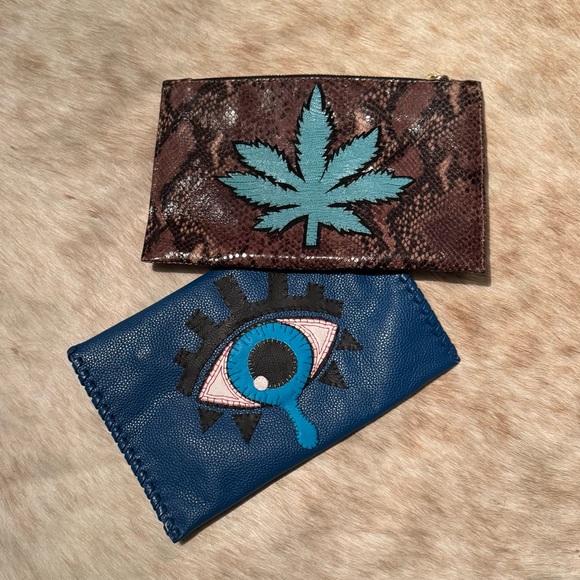 REVOLVE Handbags - Evil Eye Blue Clutch